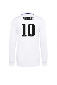 Fotbalové Dres Real Madrid Luka Modric #10 Domácí Oblečení 2022-23 Dlouhý Rukáv